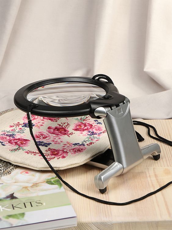 Лупа универсальная с подсветкой, 2Х, 6Х, Maxwell — картинка 10