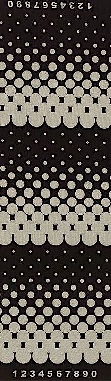 Ткань для пэчворка First Of Infinity Panel, 140 г/м², 60х110 см, 55% лен, 45% хлопок, принт, Peppy