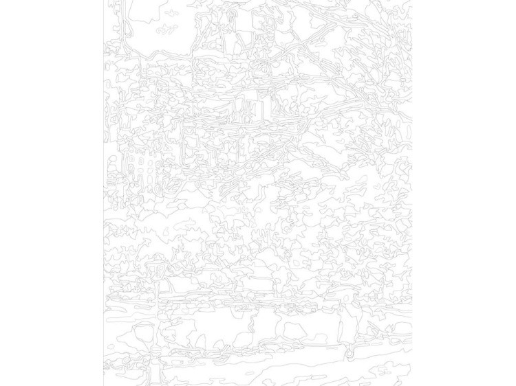 Картина по номерам «Городской парк» — картинка 3