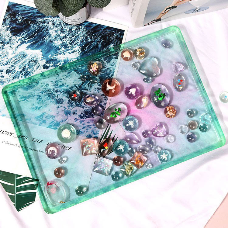 Силиконовый молд - Тарелка прямоугольник, 31x22см — картинка 3