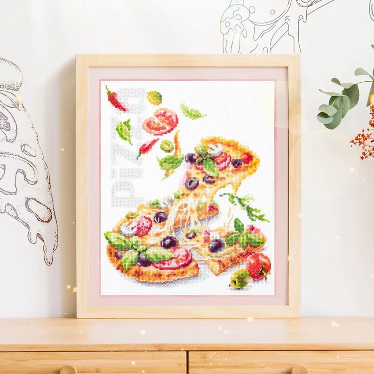 Набор для вышивания «Пицца» — картинка 11