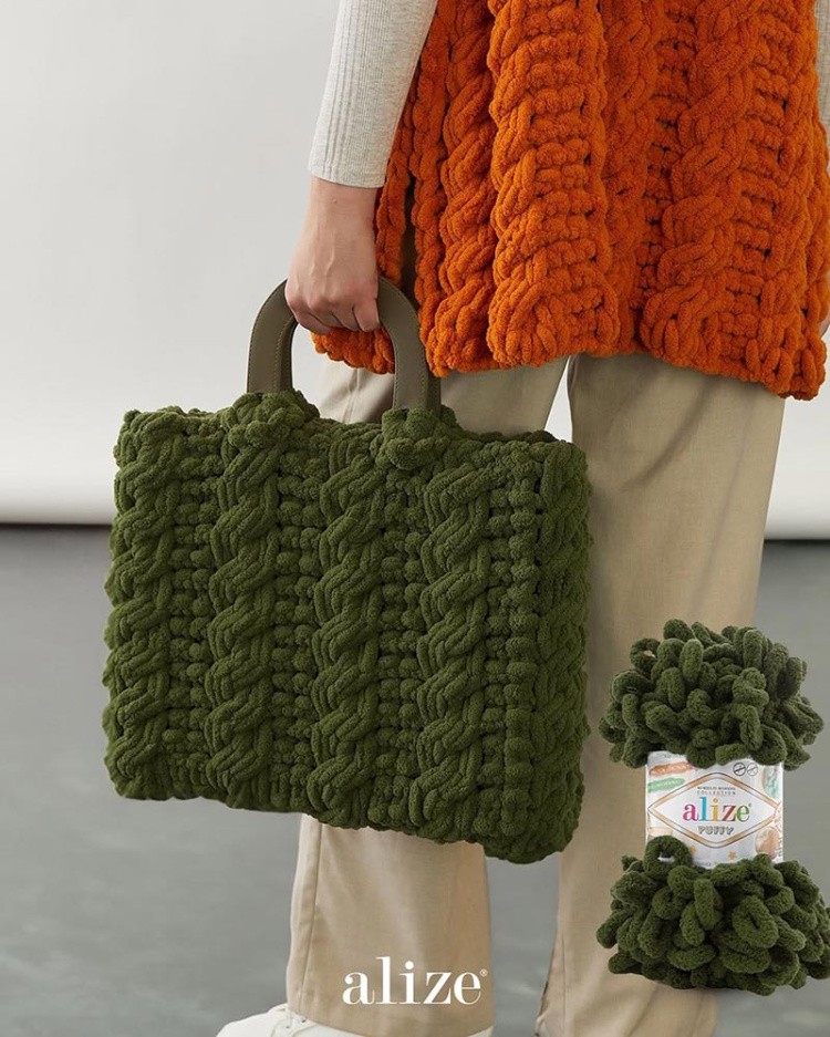 Пряжа ALIZE Puffy (262), беж, 5 шт. по 100 г — картинка 8