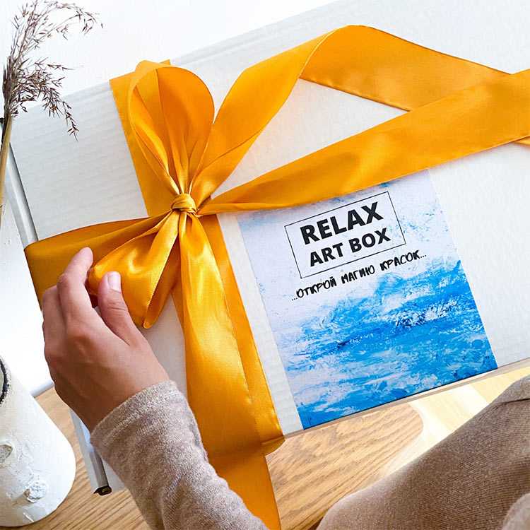 Набор для рисования с поталью и текстурной пастой «Golden mean» — картинка 10