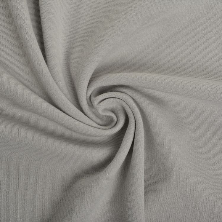 Ткань трикотаж 98% хлопок 2% эластан, 185х100 см, цвет: 731 серый, TBY