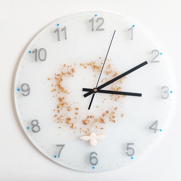 Силиконовый молд - Часы с рисками, d 38 см — картинка 2