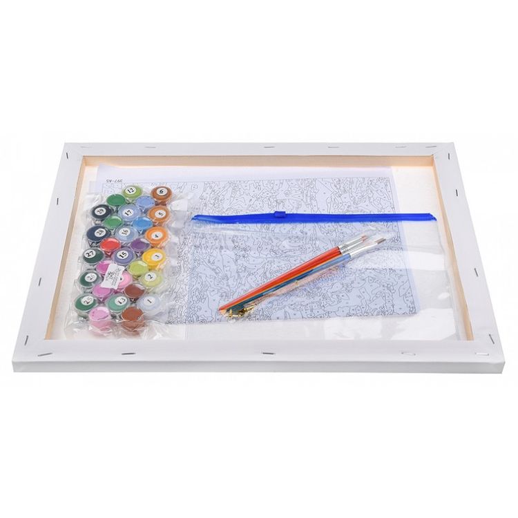 Картина по номерам «Ирисы садовые» — картинка 4