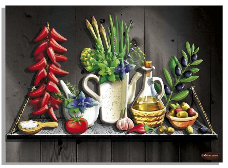 Набор папертоль «Пряные вкусности с перцем» 40x29 см  — картинка 2