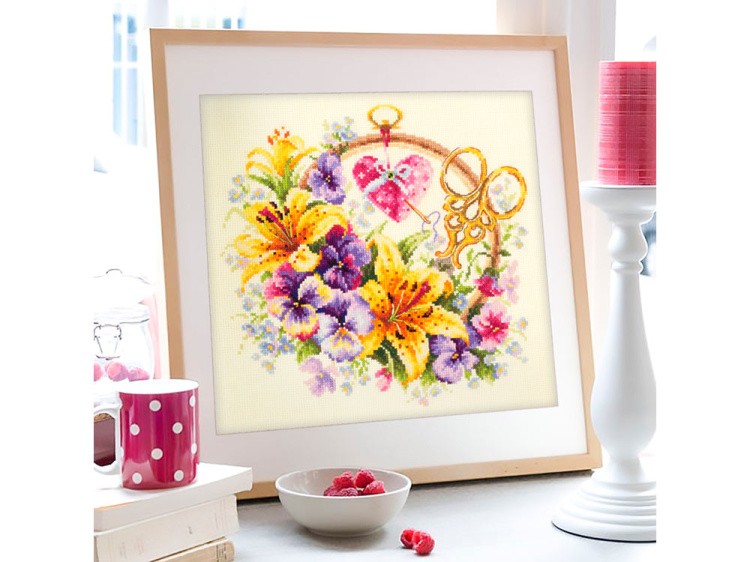 Набор для вышивания «Лилии для рукодельницы» — картинка 4