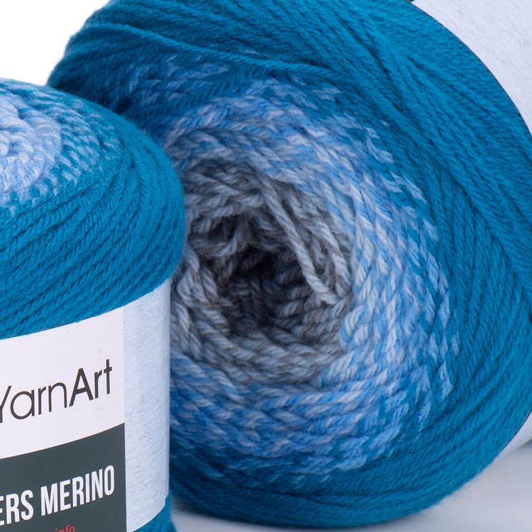 Пряжа YarnArt Flowers Merino (540), мультиколор, 5 шт. по 225 г — картинка 2