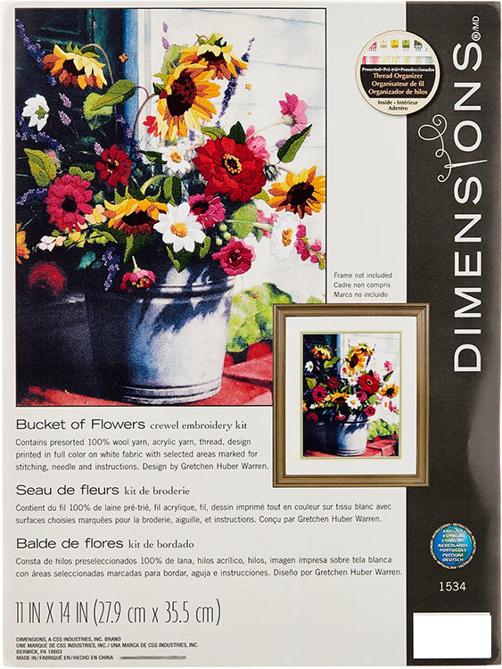 Набор для вышивания «Корзина цветов» — картинка 8