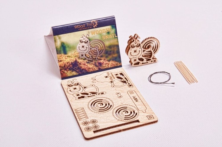 Конструктор из дерева «Вудик Улитка», Wood Trick — картинка 3