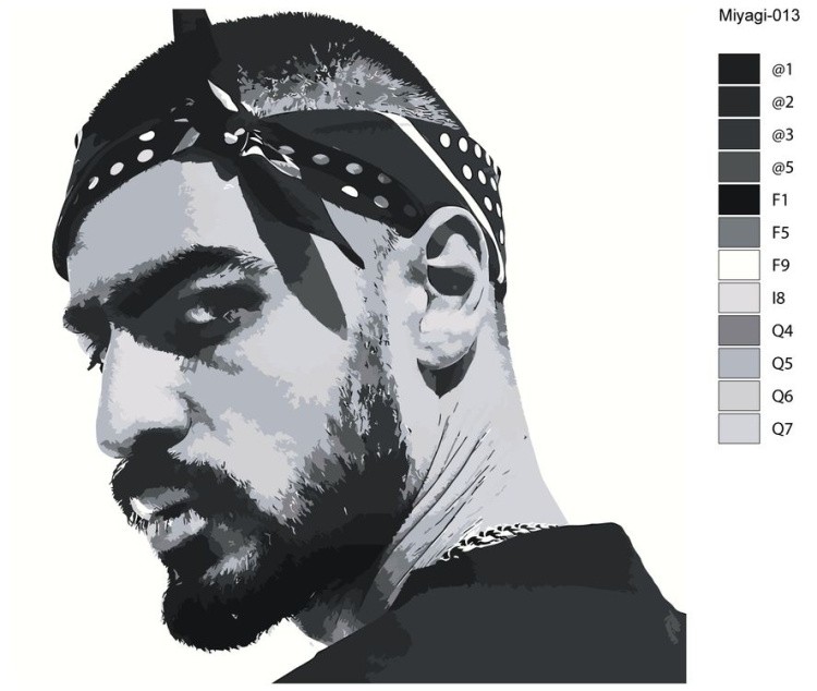 Картина по номерам «Miyagi Мияги 8» — картинка 2