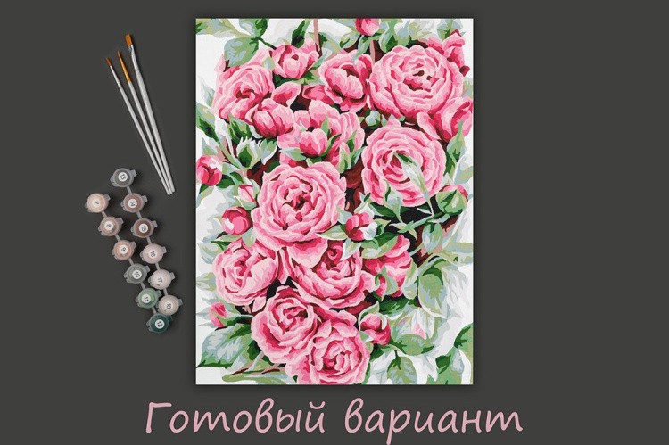 Картина по номерам «Розарий» — картинка 2