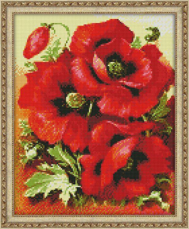 Алмазная вышивка «Маки» — картинка 2