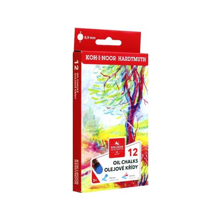 Пастель масляная, 12 цв., KOH-I-NOOR Hardtmuth — картинка 2