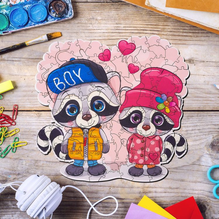 Деревянные пазлы Артвентура «Лучшие друзья» — картинка 2