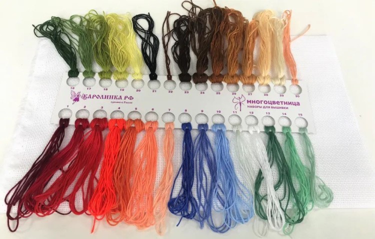 Набор для вышивания «Зайцы и маки» — картинка 8