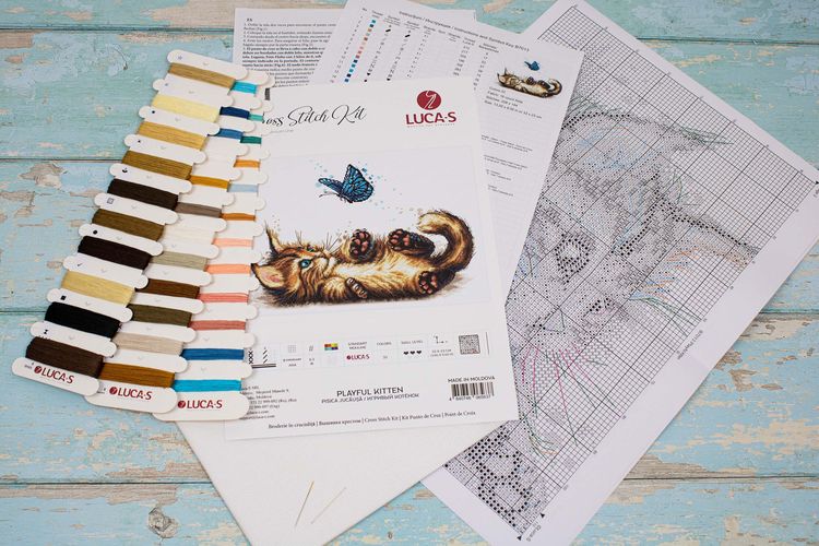 Набор для вышивания «Игривый котёнок» — картинка 3