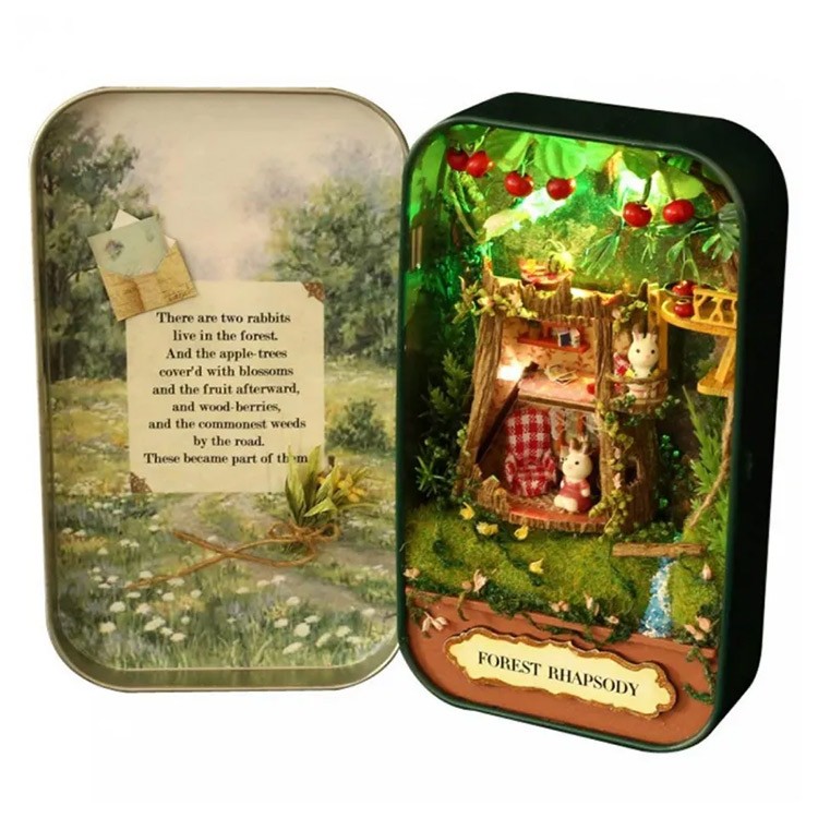 Сборная модель Румбокс. Домик в шкатулке «Лесная рапсодия» — картинка 2