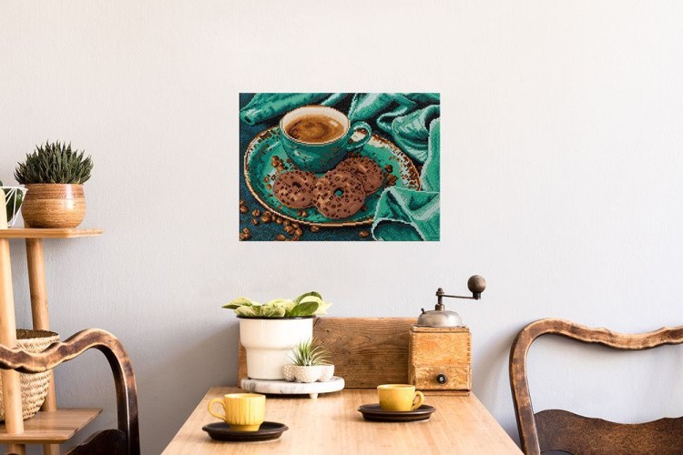 Алмазная вышивка «Кофе-тайм» — картинка 3