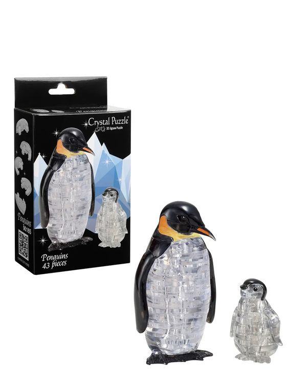 3D Головоломка «Пингвины», Crystal Puzzle — картинка 4