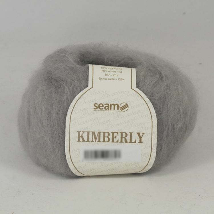 Пряжа SEAM KIMBERLY (163802), пепел, 5 шт. по 25 г — картинка 2