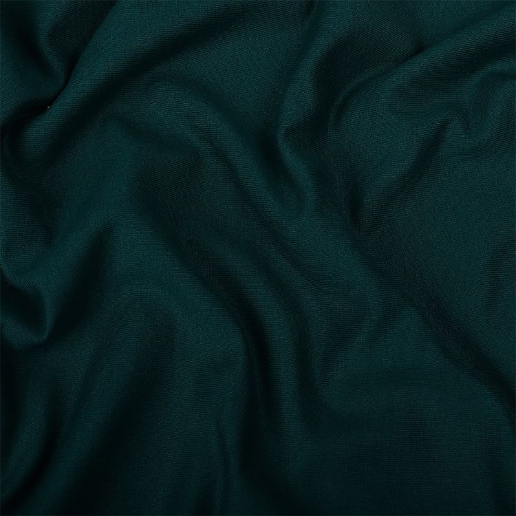 Ткань трикотаж Футер 2х нитка, петля, с лайкрой, 6 м, ширина 180 см, 230 г/м2, пенье, цвет: зеленый опал, TBY — картинка 2