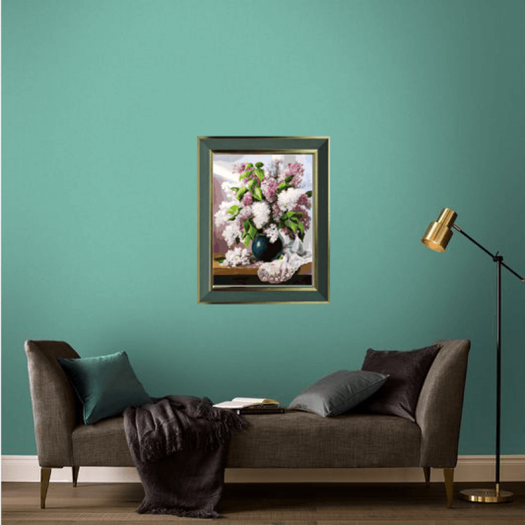 Картина по номерам «Пушистая сирень» — картинка 7