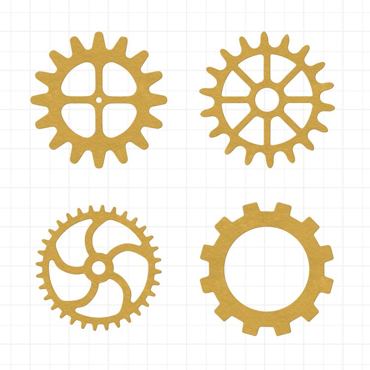Набор ножей для вырубки «Шестеренки», , 4 шт., Mr.Painter — картинка 2
