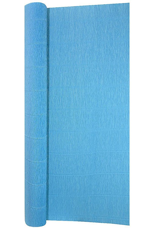 Бумага гофрированная, цвет: небесный, 2,5 м, Color KIT