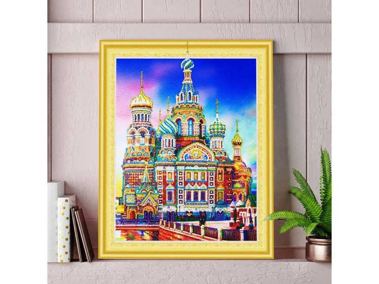Алмазная вышивка 5D «Храм Спаса на Крови» — картинка 6
