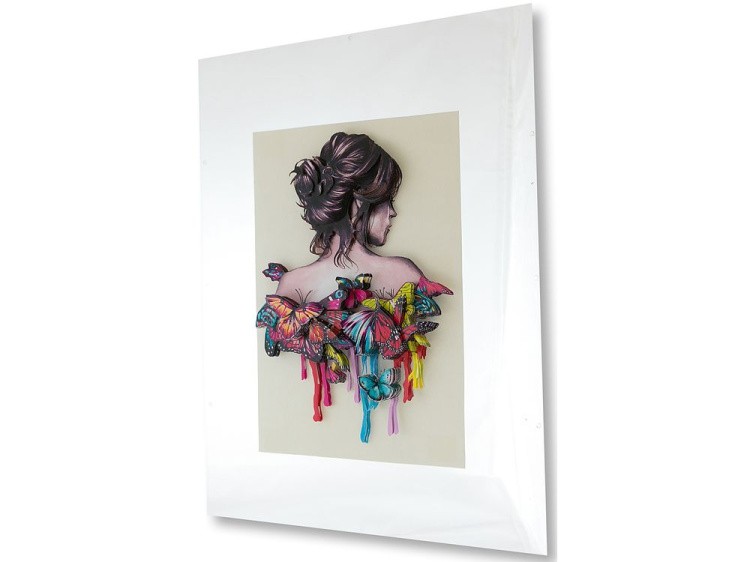 Папертоль «Девушка в бабочках» — картинка 2