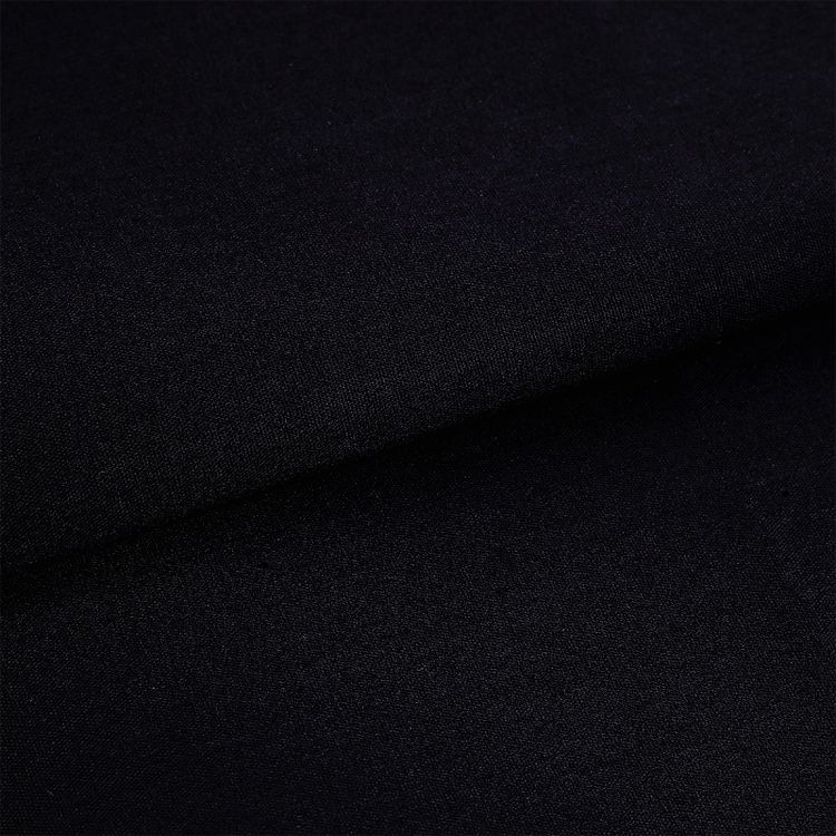 Ткань ТиСи поплин стрейч, 5 м x 150 см, 110 г/м², цвет: черный, TBY — картинка 2