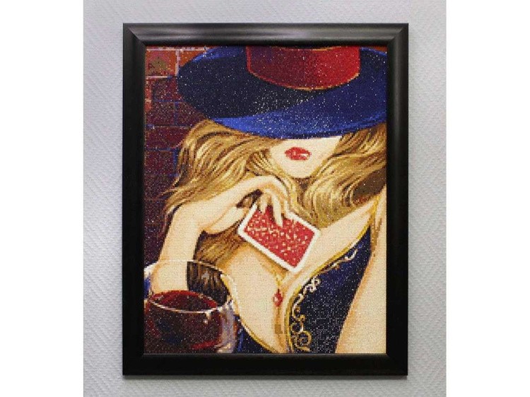 Алмазная вышивка «Притягательная незнакомка» — картинка 3
