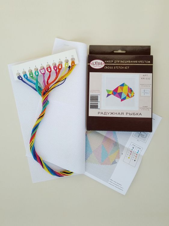 Набор для вышивания «Радужная рыбка» — картинка 3