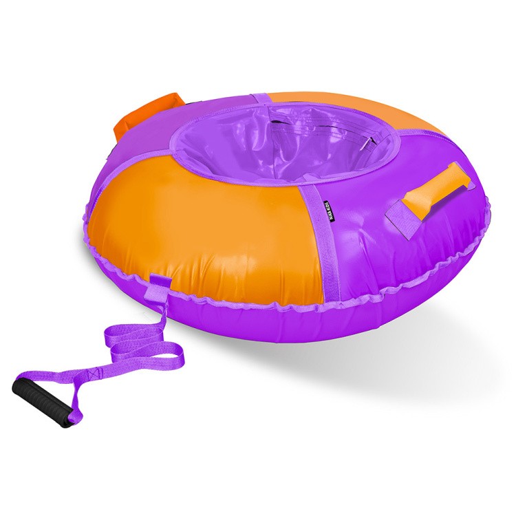 Детская зимняя ватрушка тюбинг для катания 110 см — картинка 4