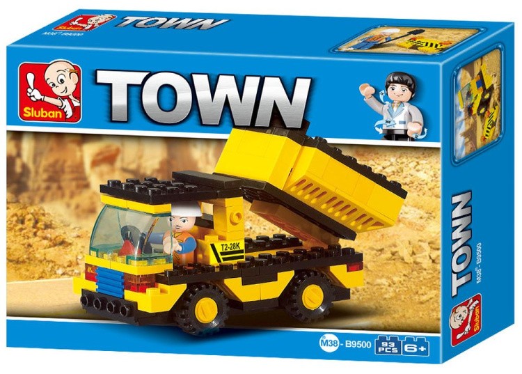 Конструктор «Строительная техника. Грузовик», 93 детали — картинка 2