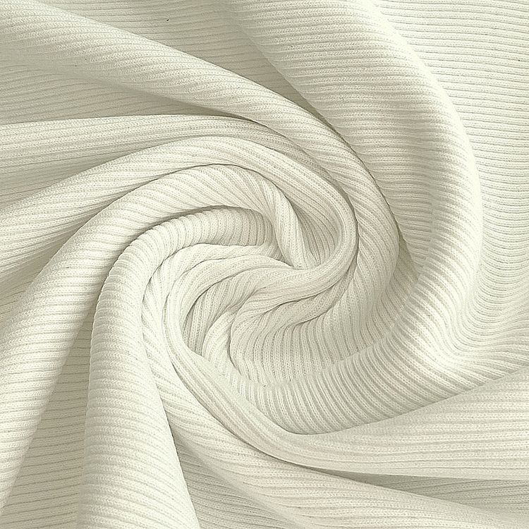Ткань трикотаж Кашкорсе с лайкрой, 3 м x 120 см, 350 г/м², цвет: экрю, TBY