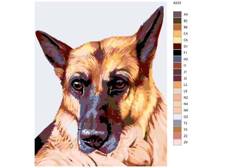 Картина по номерам «Гермес» — картинка 2