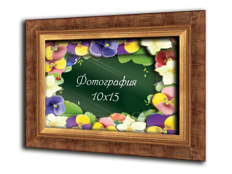 Объемная фоторамка «Фиалки» — картинка 3
