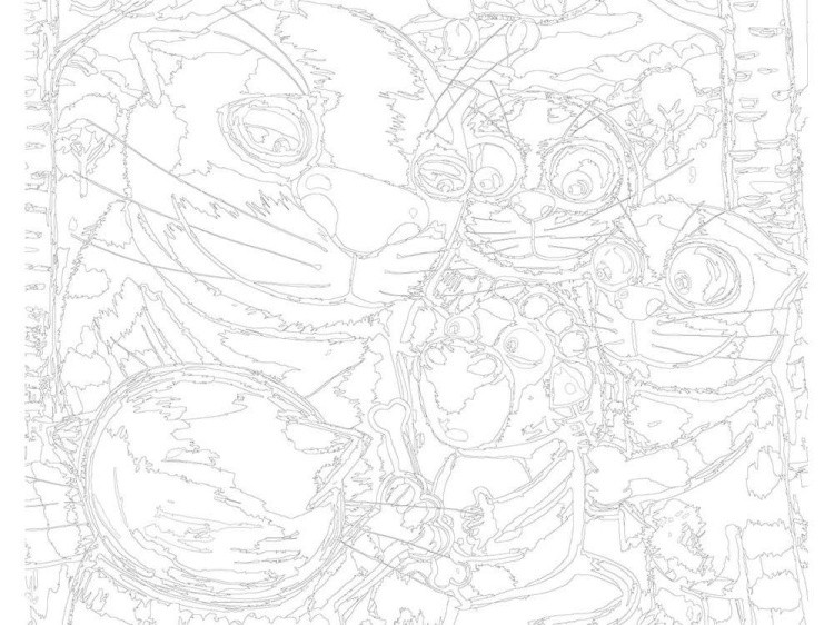 Картина по номерам «Детство Маугли» — картинка 3