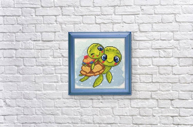 Алмазная вышивка «Черепашки» — картинка 3