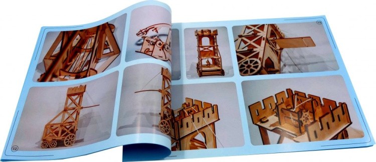 Конструктор из дерева «Набор рыцарей и осадных орудий для замка», Playwood — картинка 4