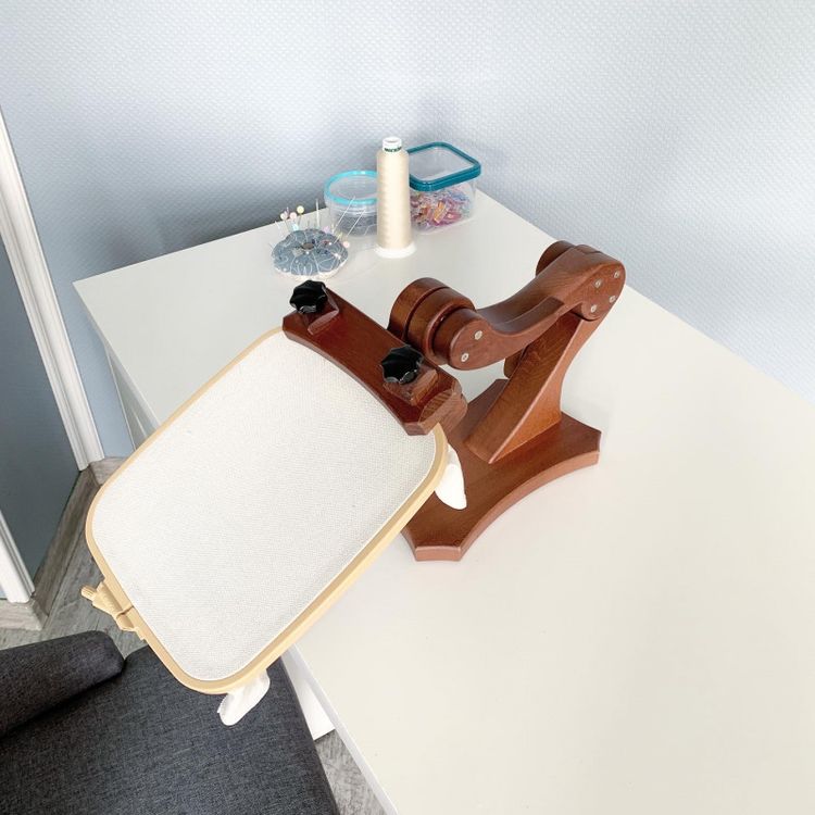 Настольный держатель для пялец «Змей Горыныч» с дополнительными лапками (тик), Дубко — картинка 7