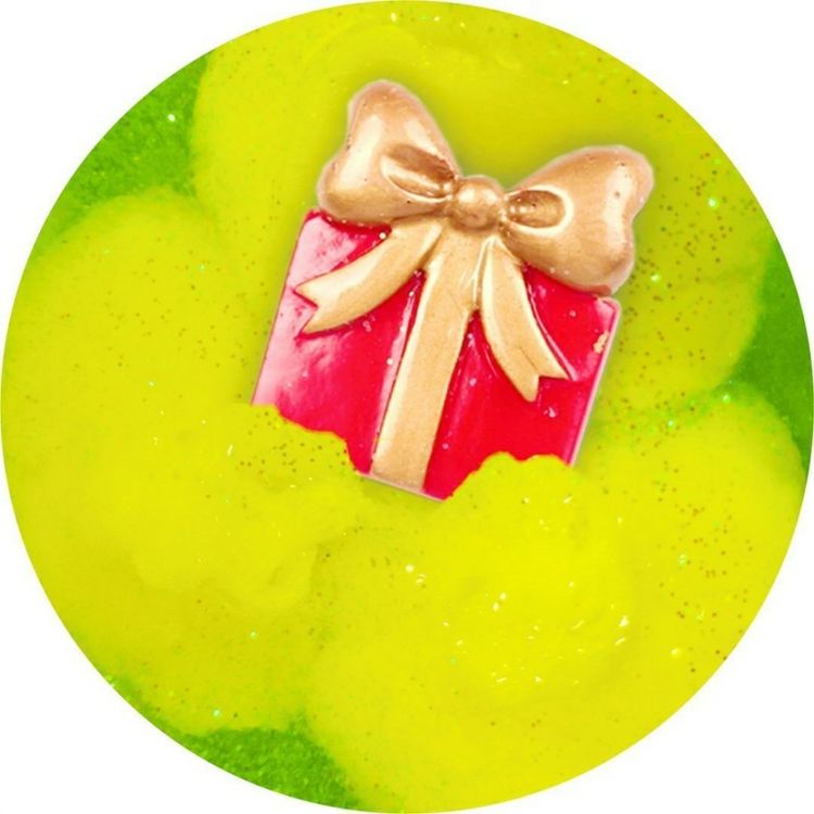 Слайм «Стекло» Флоат желтый с подарком, 200 г — картинка 3