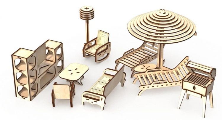 Кукольный дом ХэппиДом «Лофт» с мебелью для кукол 30 см
 — картинка 4