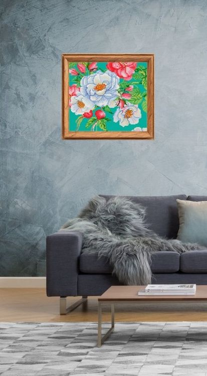 Алмазная вышивка «Дикая роза» — картинка 6