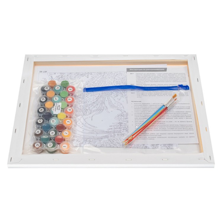 Картина по номерам «Мистическая пантера» — картинка 3