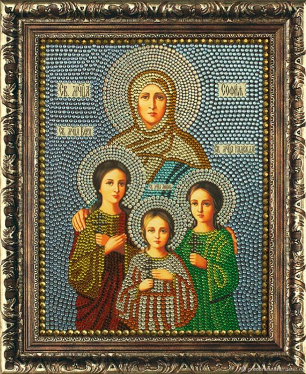 Термостразы «Святые Вера, Надежда, Любовь и мать их София» — картинка 2