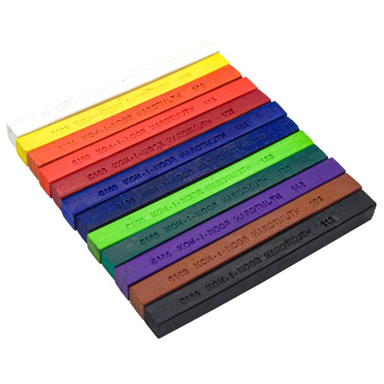 Пастель масляная для художников Gioconda, твердая, набор 12 цв., KOH-I-NOOR — картинка 3